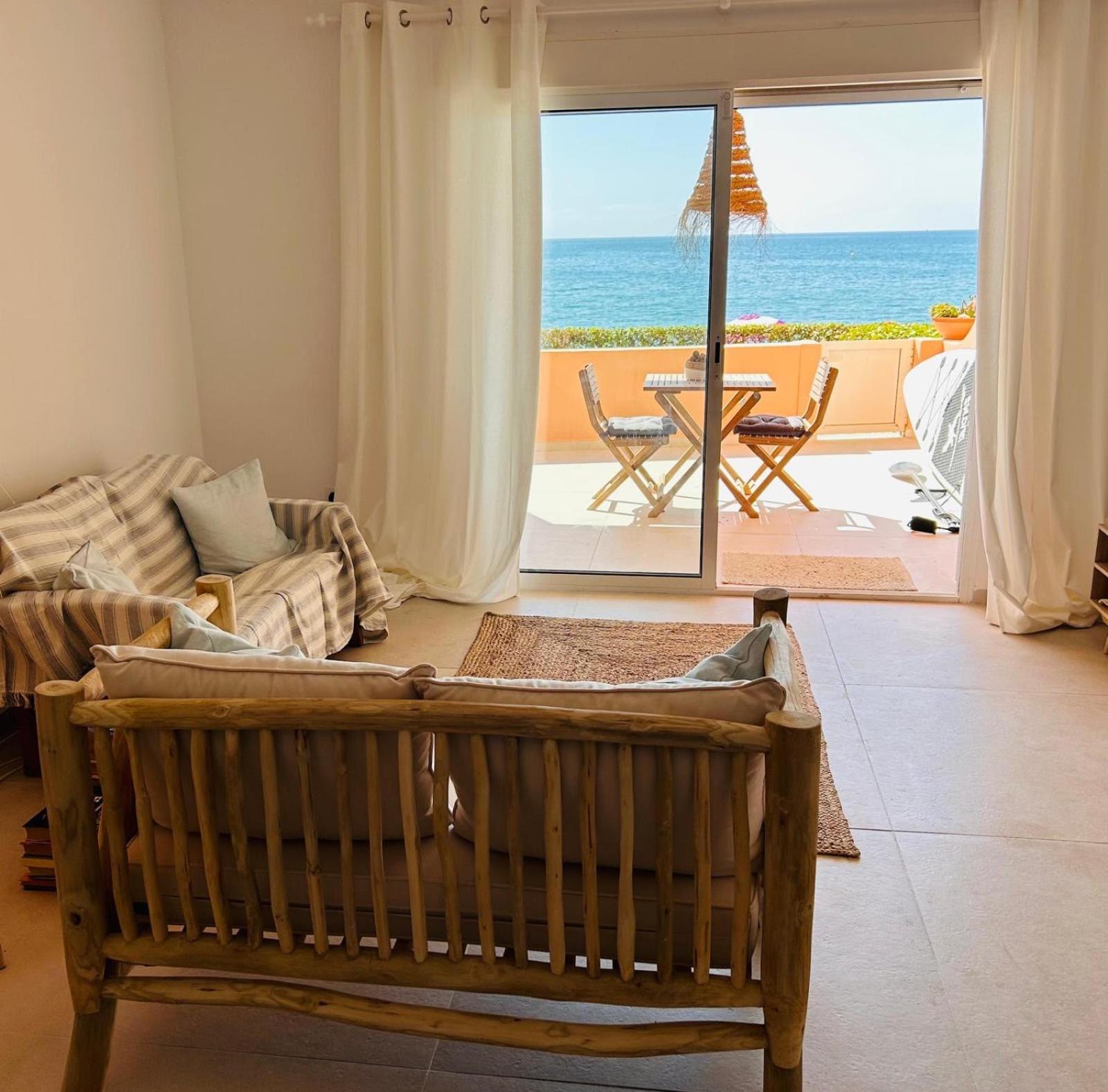 Beachfront Nudist Apartment In Vera Playa Playas de Vera Bagian luar foto